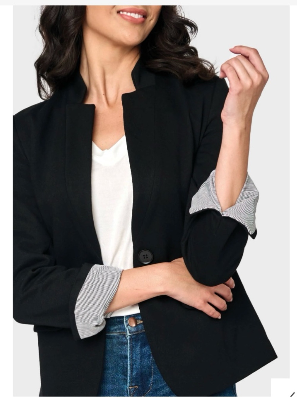 Womens Black Blazer by Gibson look. Size small
